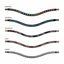 Bling for browband Magic Tack long curved, mixed